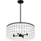 Quoizel Seigler Pendant 4 Lights Matte Black SGL2822MBK - alternate 3
